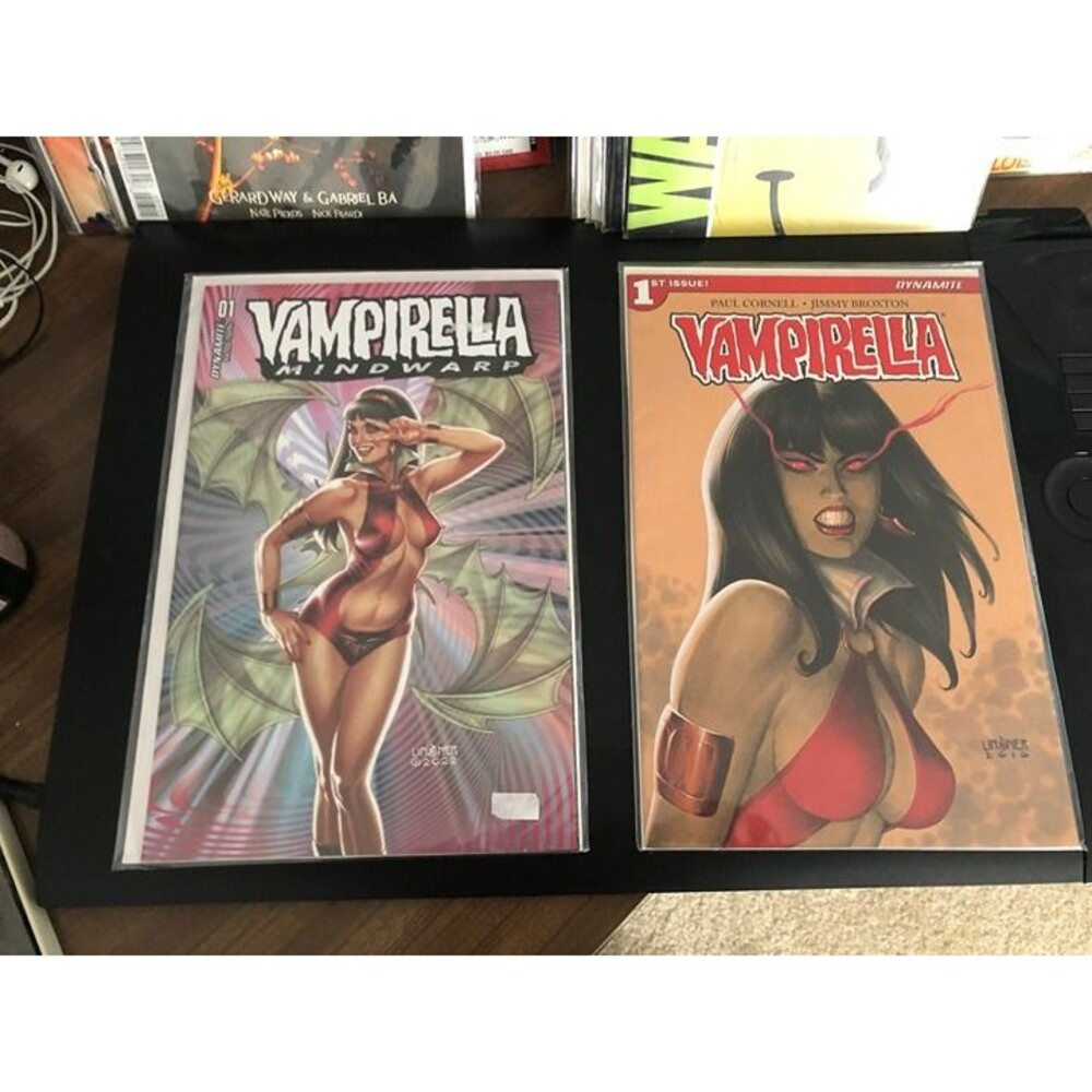 VAMPIRELLA #1 C (2017) VF | Joseph Michael Linsner Cover+ Vampirella Mindwarp #1